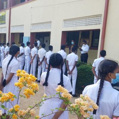 ශිෂ්‍ය නායකයින් තෝරාගැනීමේ අවසාන් සම්මුඛ පරීක්ෂණය හා දේශනය